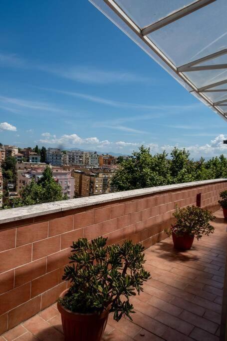 Attico Per Quattro Persone Sulla Nomentana, Wi-Fi, Aria Condizionata Appartement Rome Buitenkant foto
